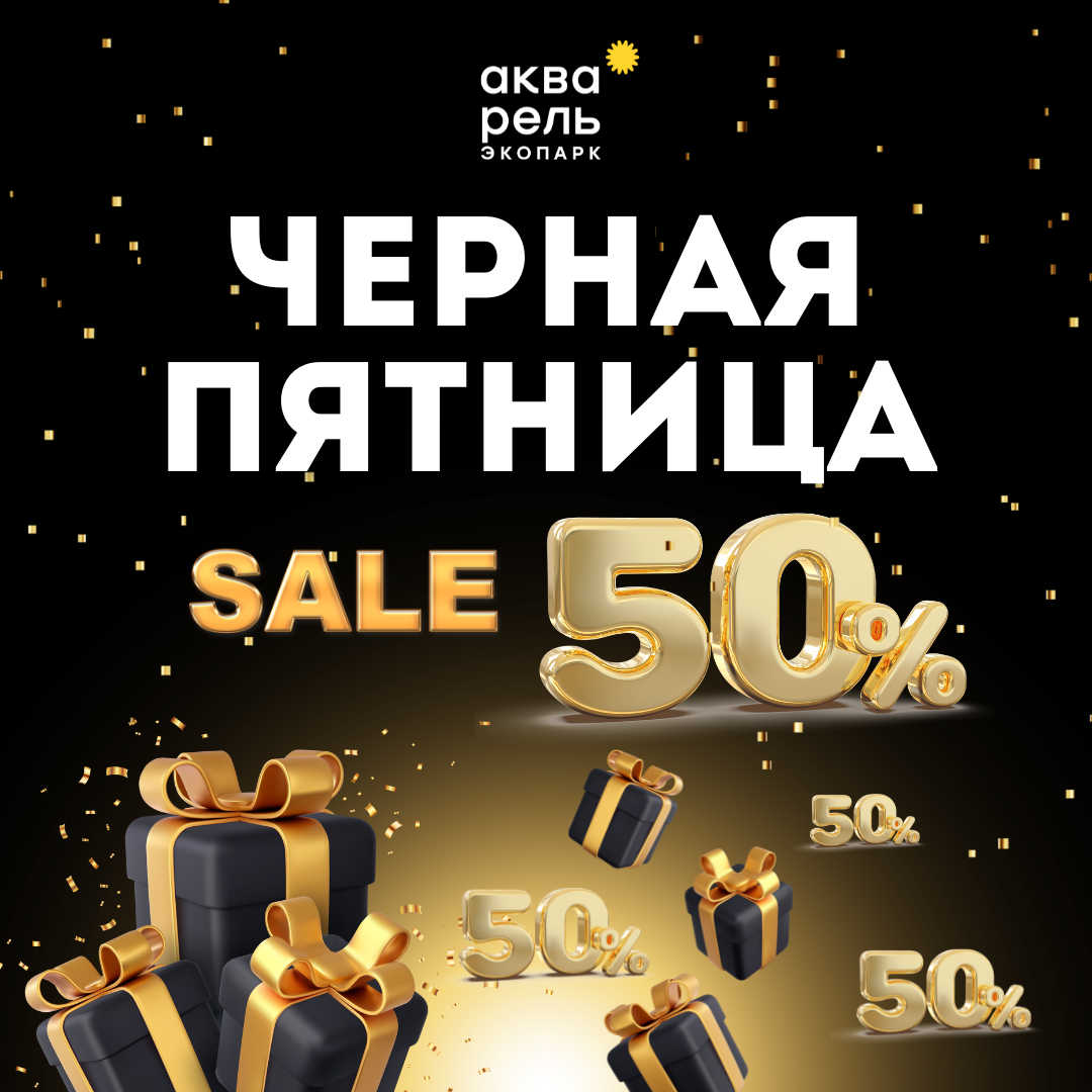 Акция Black Friday (50% проживание)